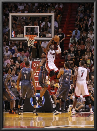 Charlotte Bobcats V Miami Heat: Dwyane Wade by Mike Ehrmann Pricing Limited Edition Print image
