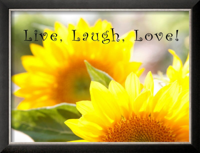 Live Laugh Love: Sunflower by Nicole Katano Pricing Limited Edition Print image