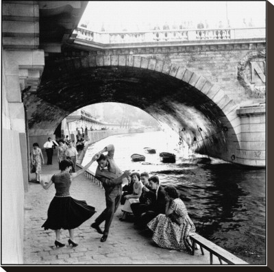 Rock 'N Roll Sur Les Quais De Paris by Paul Almasy Pricing Limited Edition Print image