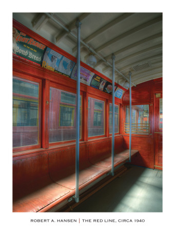 The Red Line, C.1940 by Robert A. Hansen Pricing Limited Edition Print image