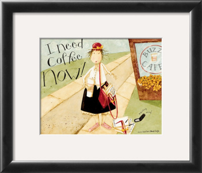 I Need Coffee by Dan Dipaolo Pricing Limited Edition Print image