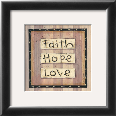Faith, Hope, Love by Karen Tribett Pricing Limited Edition Print image