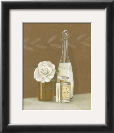 White Flower And Bottles by Marie Perpinan Pricing Limited Edition Print image