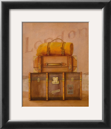 Trunk And Suitcases To Rome by Cuca Garcia Pricing Limited Edition Print image