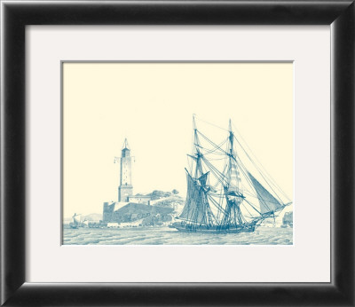 Sailing Ships In Blue I by Jean Jerome Baugean Pricing Limited Edition Print image
