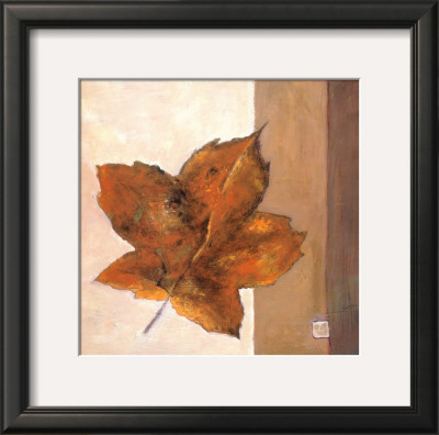 Leaf Impression, Rust by Ursula Salemink-Roos Pricing Limited Edition Print image
