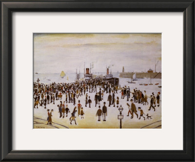 Ferry Boats by Laurence Stephen Lowry Pricing Limited Edition Print image