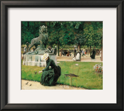 In The Luxembourg, 1889 by Charles Courtney Curran Pricing Limited Edition Print image