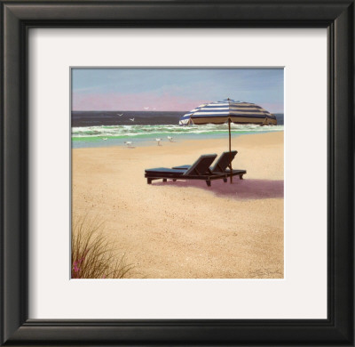 Beach Umbrella by Lin Seslar Pricing Limited Edition Print image