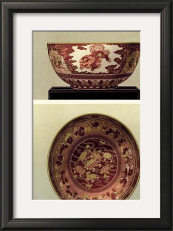 Oriental Bowl And Plate I by George Ashdown Audsley Pricing Limited Edition Print image