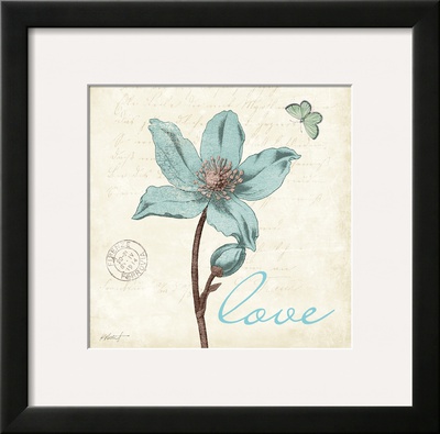 Touch Of Blue Iv (Love) by Katie Pertiet Pricing Limited Edition Print image