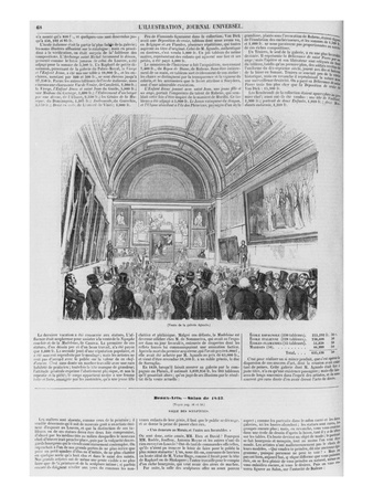 Sale Of The Aguado Gallery, Illustration From 'L'illustration', 1843 by French School Pricing Limited Edition Print image