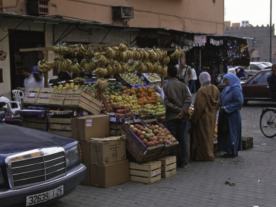 Fruit Stand, Morocco by Michael Brown Pricing Limited Edition Print image