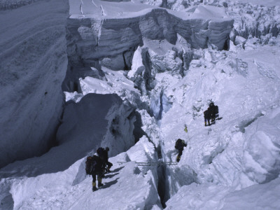 Climbing Mt. Everest, Nepal by Michael Brown Pricing Limited Edition Print image