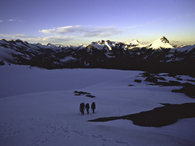 Mountaineering In The Sunrise, New Zealand by Michael Brown Pricing Limited Edition Print image