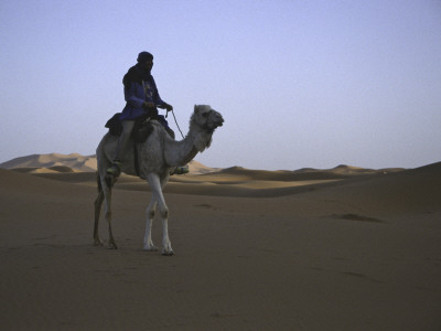 Camel Riding, Morocco by Michael Brown Pricing Limited Edition Print image