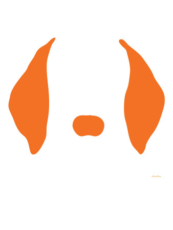 Orange Floppy Ears by Avalisa Pricing Limited Edition Print image