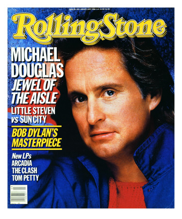 Michael Douglas, Rolling Stone No. 465, January 1986 by E.J. Camp Pricing Limited Edition Print image