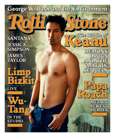 Keanu Reeves, Rolling Stone No. 848, August 2000 by Mark Seliger Pricing Limited Edition Print image