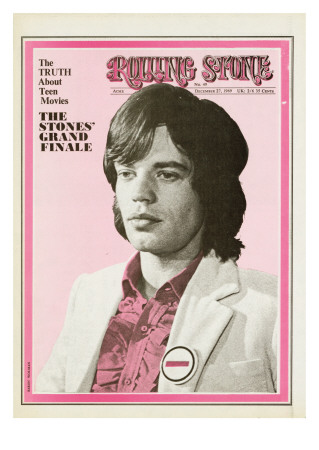 Mick Jagger, Rolling Stone No. 49, December 27, 1969 by Baron Wolman Pricing Limited Edition Print image