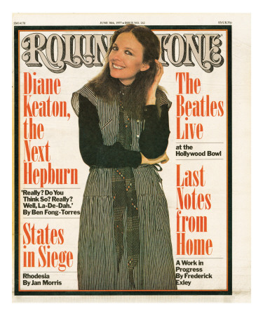 Diane Keaton, Rolling Stone No. 242, June 30, 1977 by Hiro Pricing Limited Edition Print image
