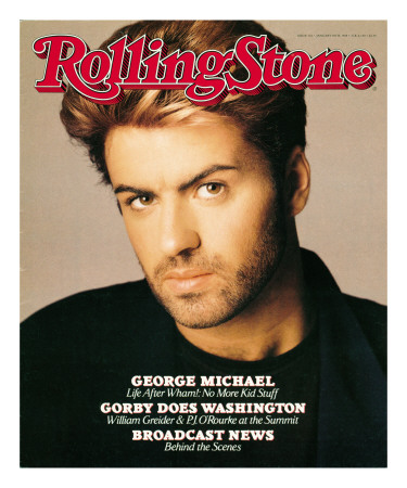 George Michael, Rolling Stone No. 518, January 28, 1988 by Matthew Rolston Pricing Limited Edition Print image