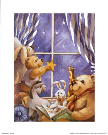 Teddy Bear Stars by Jerianne Van Dijk Pricing Limited Edition Print image