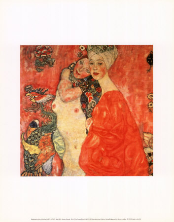 Women Friends by Gustav Klimt Pricing Limited Edition Print image