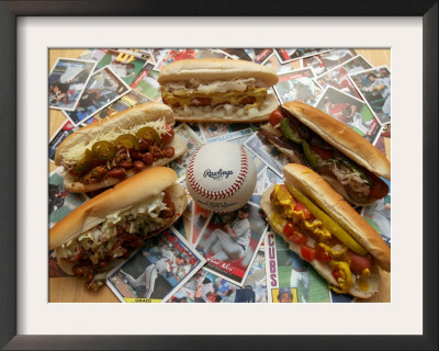 Baseball Hot Dogs by Larry Crowe Pricing Limited Edition Print image