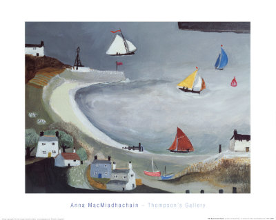Boats Come Home by Anna Macmiadhachain Pricing Limited Edition Print image