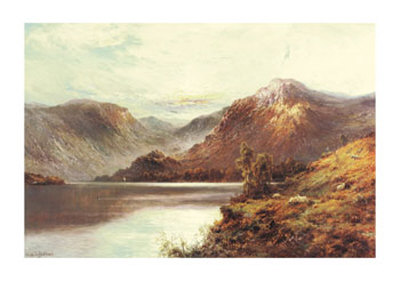 Highland Loch by Alfred Fontville De Breanski Pricing Limited Edition Print image