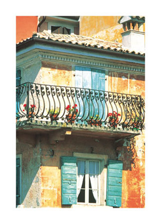 Iron Balcony, Italy by Carol Havens Pricing Limited Edition Print image