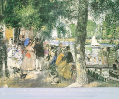 Bathing In The Seine by Pierre Auguste Renoir Pricing Limited Edition Print image