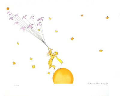 Les Etoiles (The Stars) by Antoine De Saint Exupery Pricing Limited Edition Print image