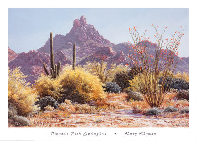 Pinnacle Peak Springtime by Kerry Kinman Pricing Limited Edition Print image