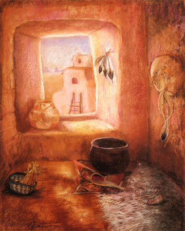 Pueblo Pottery by Pam Mccabe Pricing Limited Edition Print image