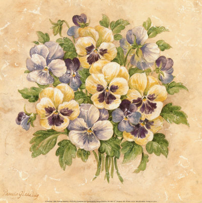 Pansies by Pamela Gladding Pricing Limited Edition Print image