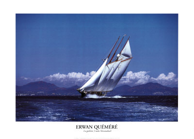 Three-Master Shenandoah by Erwan Quemere Pricing Limited Edition Print image