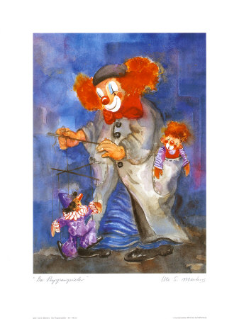 Puppenspieler by Ute S. Mertens Pricing Limited Edition Print image
