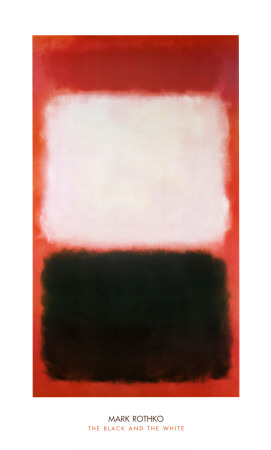 The Black And The White, 1956 by Mark Rothko Pricing Limited Edition Print image