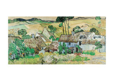 View Of Auvers, C.1890 by Vincent Van Gogh Pricing Limited Edition Print image