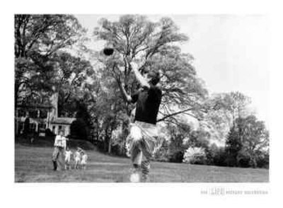 Life® - Kennedys Playing Football, 1957 by Paul Schutzer Pricing Limited Edition Print image