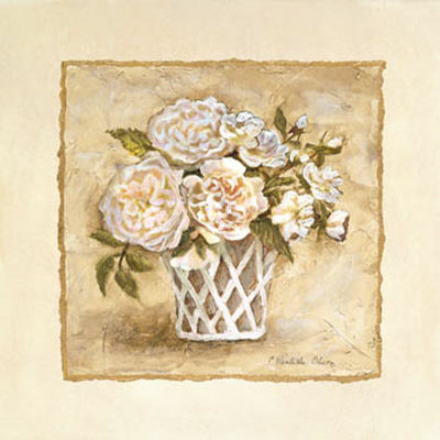 Cottage Roses Ii by Charlene Winter Olson Pricing Limited Edition Print image