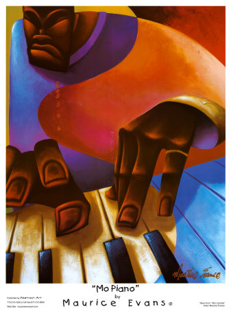 Mo' Piano by Maurice Evans Pricing Limited Edition Print image