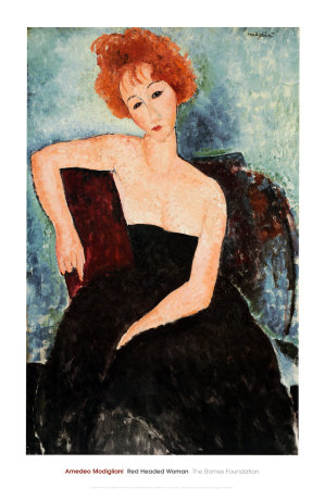 Red-Headed Woman by Amedeo Modigliani Pricing Limited Edition Print image