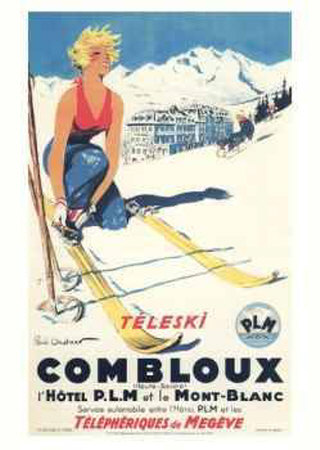 Teleski - Combloux by P. Ordner Pricing Limited Edition Print image