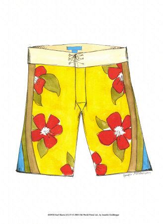 Surf Shorts Iv by Jennifer Goldberger Pricing Limited Edition Print image