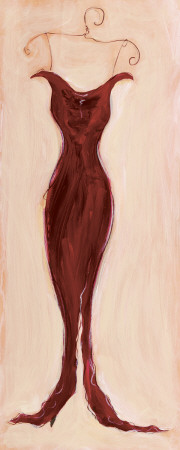 Red Evening Gown by Susan Osborne Pricing Limited Edition Print image