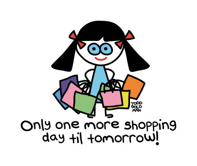 One More Shopping Day by Todd Goldman Pricing Limited Edition Print image