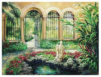 East Garden by Laurie Snow Hein Pricing Limited Edition Print image